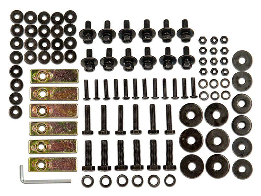 RedRock Replacement Side Step Bar Hardware Kit for J100551 Only (07-18 Jeep Wrangler JK 4-Door)