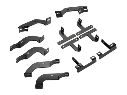 RedRock Replacement Side Step Bar Hardware Kit for J122290-JL Only (18-25 Jeep Wrangler JL 4-Door)