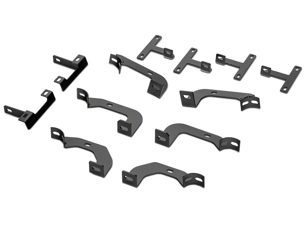 RedRock Replacement Side Step Bar Hardware Kit for J122293-JL Only (18-25 Jeep Wrangler JL 4-Door)