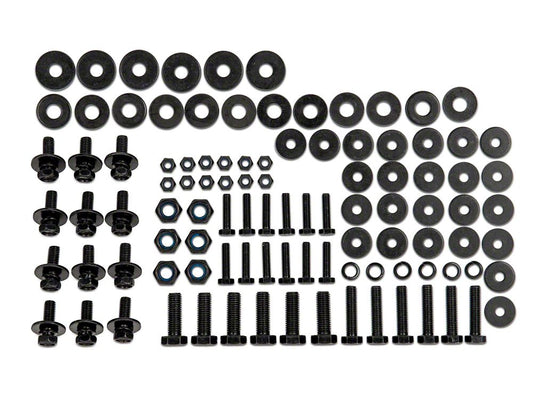 RedRock Replacement Side Step Bar Hardware Kit for J122293-JL Only (18-25 Jeep Wrangler JL 4-Door)