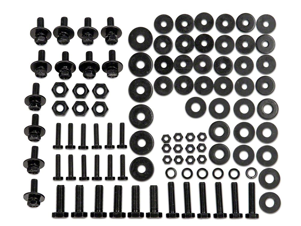 RedRock Replacement Side Step Bar Hardware Kit for J122294-JL Only (18-25 Jeep Wrangler JL 4-Door)