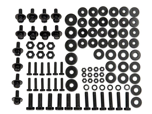 RedRock Replacement Side Step Bar Hardware Kit for J122295-JL Only (18-25 Jeep Wrangler JL 4-Door)