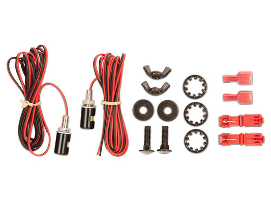 RedRock Replacement Spare Tire License Plate Mount Hardware Kit for J132830 Only (66-25 Jeep CJ5, CJ7, Wrangler YJ, TJ, JK & JL)