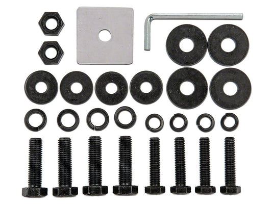 RedRock Replacement Bull Bar Hardware Kit for J122316-JL Only (18-25 Jeep Wrangler JL)