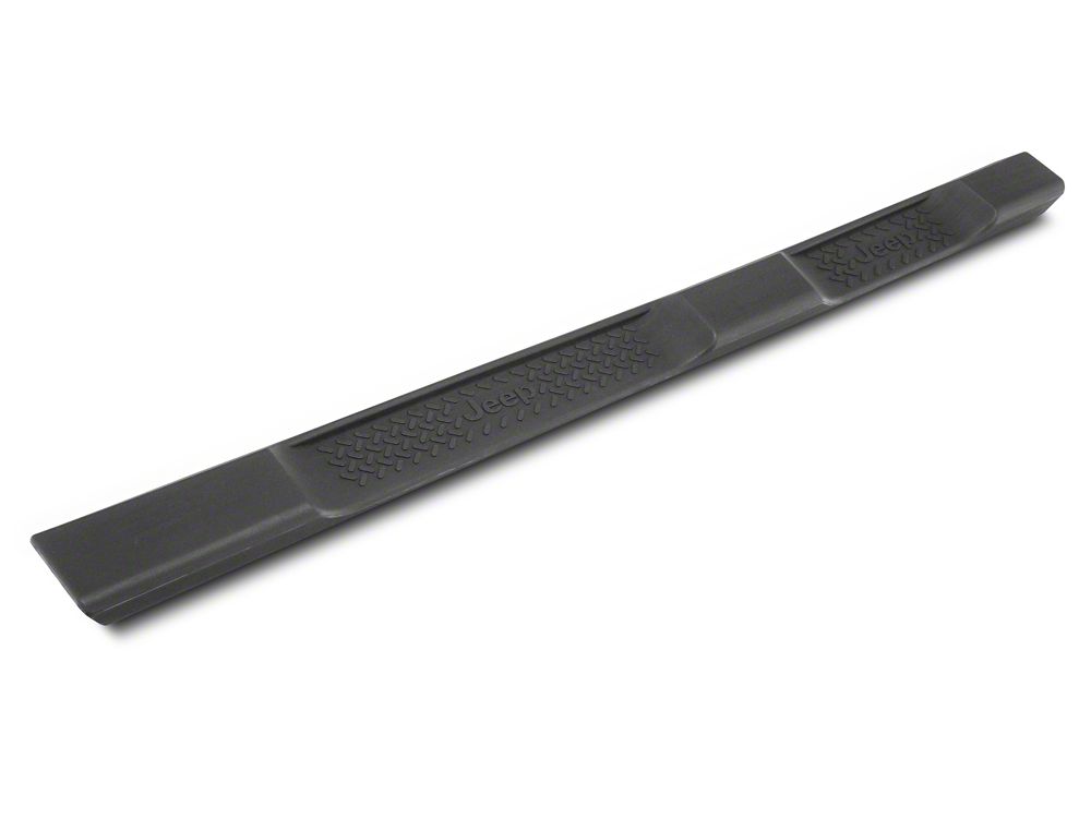 Jeep Licensed by RedRock ABS Side Steps with Jeep Logo (07-18 Jeep Wrangler JK 4-Door)