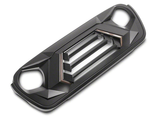 RedRock Goliath Grille with LED DRL and Turn Signals (18-25 Jeep Wrangler JL w/o TrailCam)