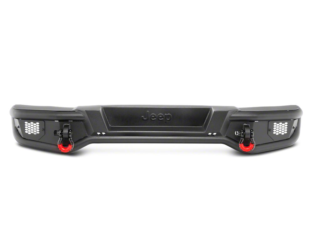 Jeep Licensed by RedRock HD Tubular Rear Bumper with Jeep Logo (07-18 Jeep Wrangler JK)