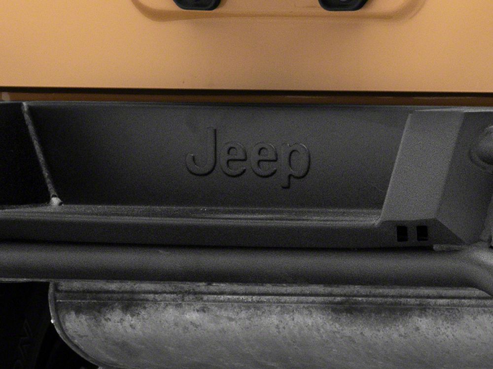 Jeep Licensed by RedRock HD Tubular Rear Bumper with Jeep Logo (07-18 Jeep Wrangler JK)