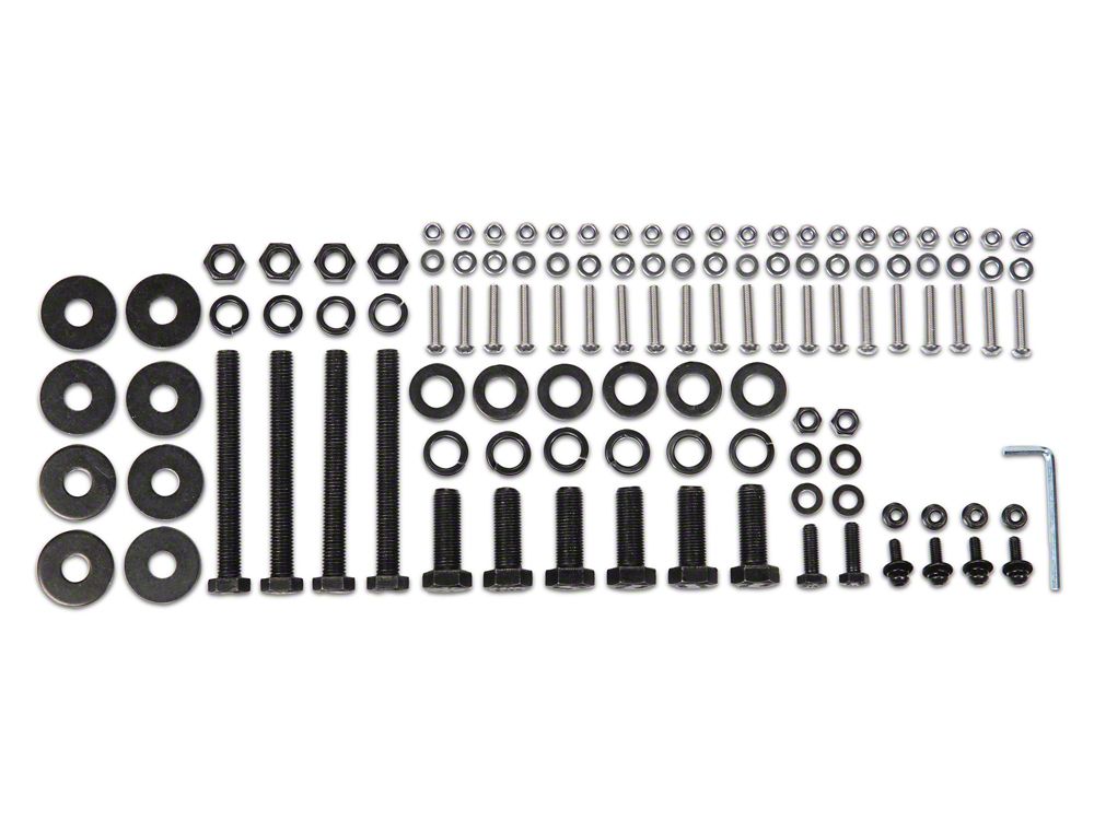 RedRock Replacement Bumper Hardware Kit for J132473 Only (18-25 Jeep Wrangler JL)