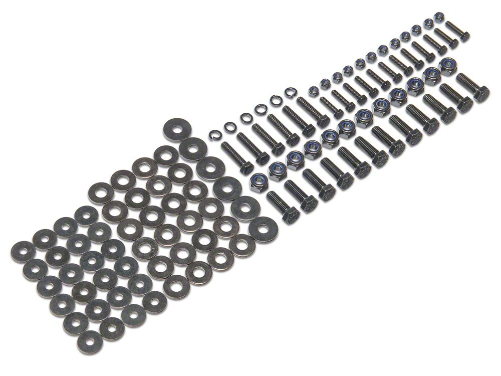 RedRock Replacement Drop Step Hardware Kit for J152421-JL Only (18-25 Jeep Wrangler JL 4-Door)