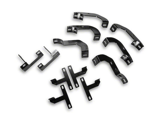 RedRock Replacement Side Step Bar Hardware Kit for J122288-JL Only (18-25 Jeep Wrangler JL 4-Door)