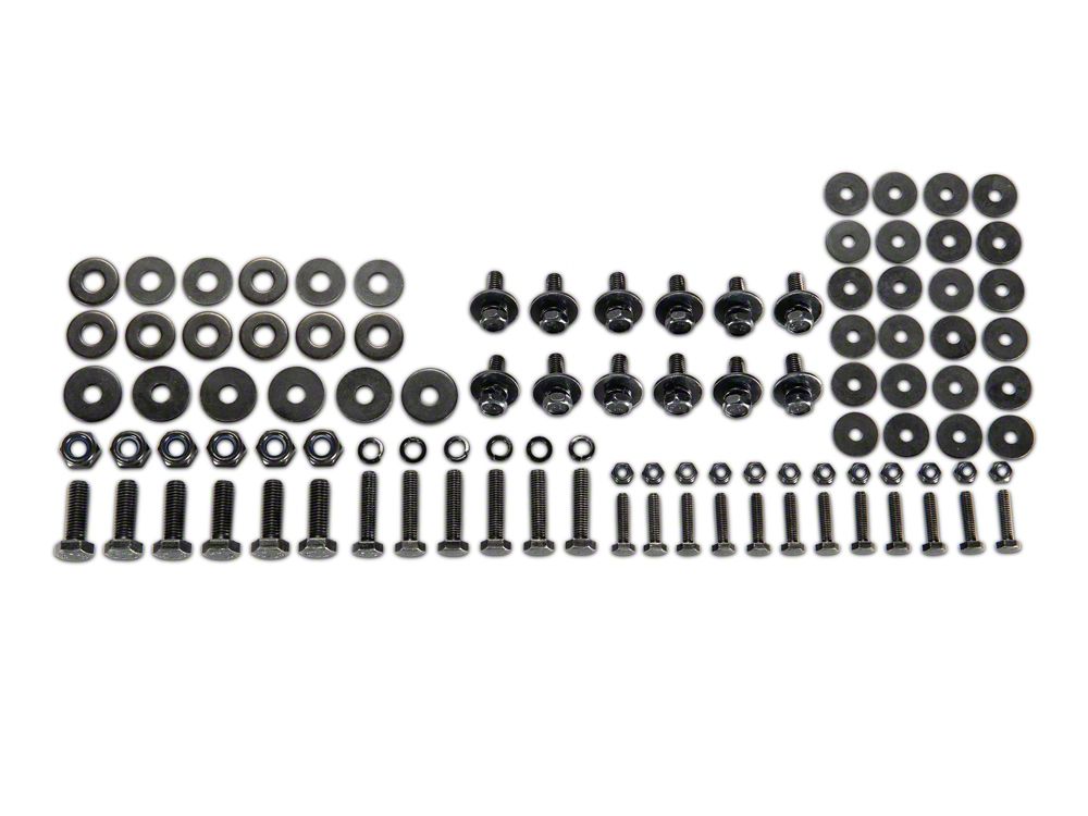 RedRock Replacement Side Step Bar Hardware Kit for J122288-JL Only (18-25 Jeep Wrangler JL 4-Door)
