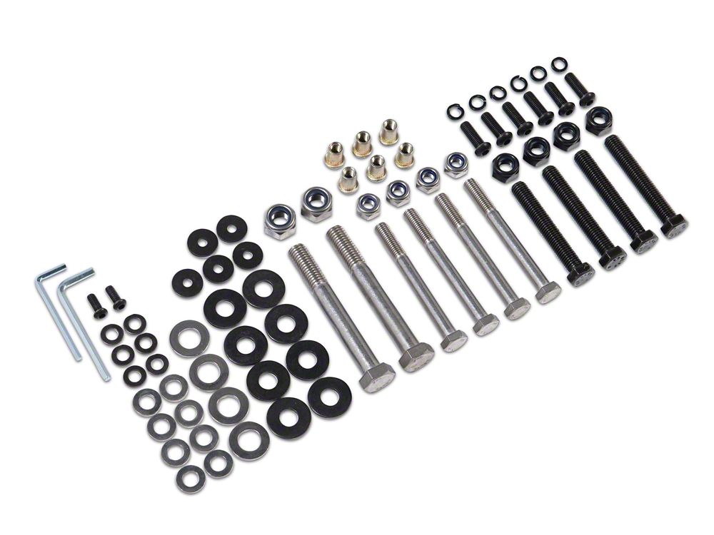 RedRock Replacement Tire Carrier Hardware Kit for J133624 Only (07-18 Jeep Wrangler JK)