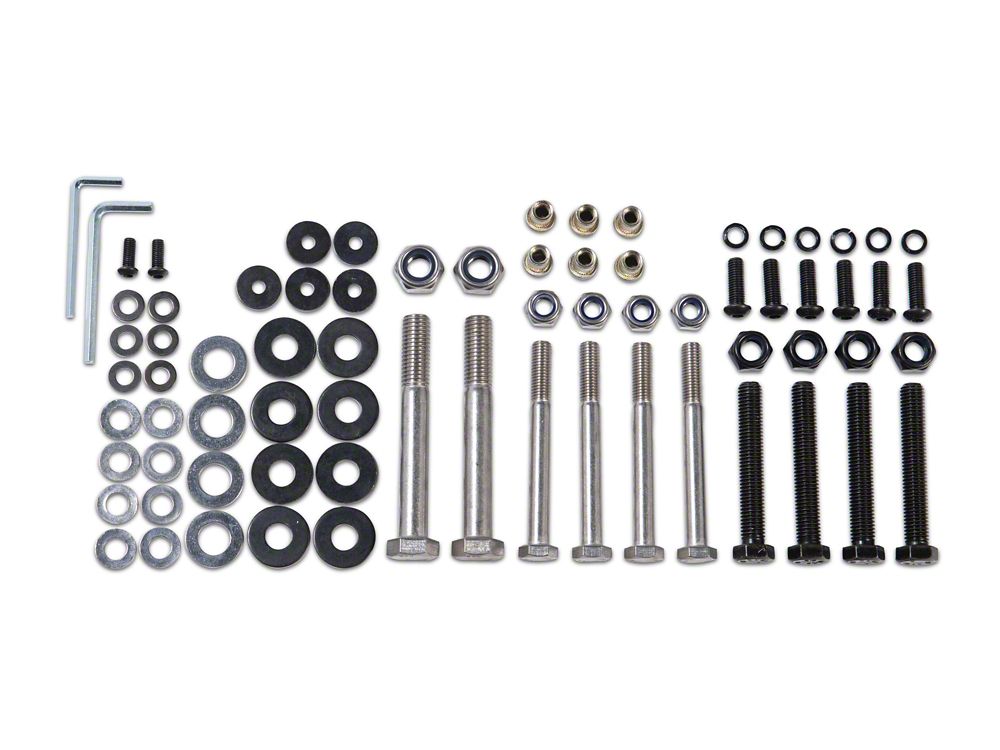 RedRock Replacement Tire Carrier Hardware Kit for J133624 Only (07-18 Jeep Wrangler JK)