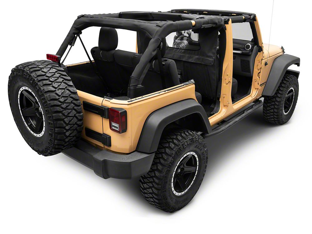 RedRock Wind Breaker; Black Diamond (07-18 Jeep Wrangler JK)