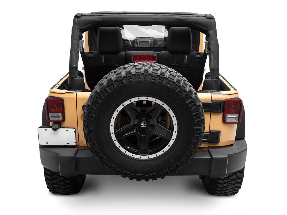 RedRock Wind Breaker; Black Diamond (07-18 Jeep Wrangler JK)