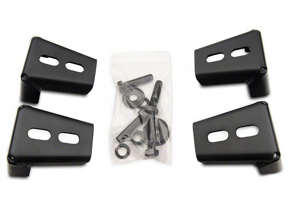 Jeep Licensed by RedRock 3-Inch Round Side Step Bars with Jeep Logo; Semi-Gloss Black (87-06 Jeep Wrangler YJ & TJ, Excluding Unlimited)