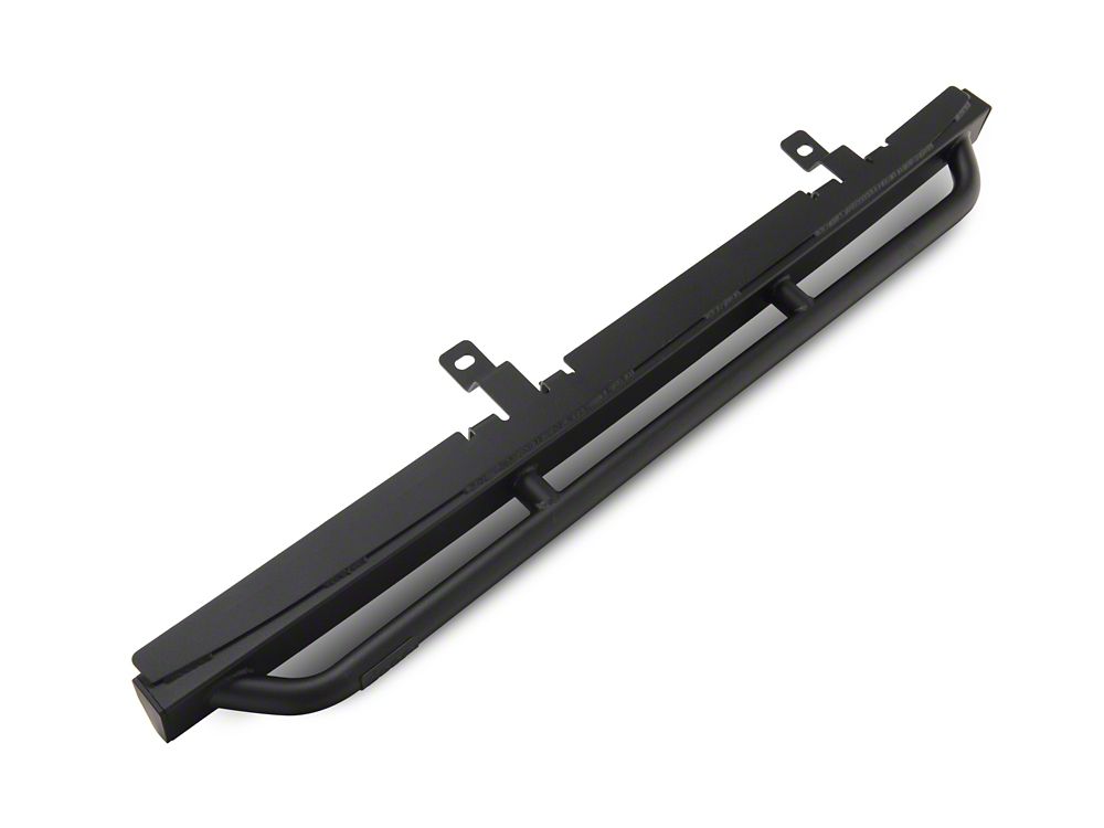 Jeep Licensed by RedRock Enhanced Rubi Rails with Jeep Logo; Textured Black (07-18 Jeep Wrangler JK 2-Door)