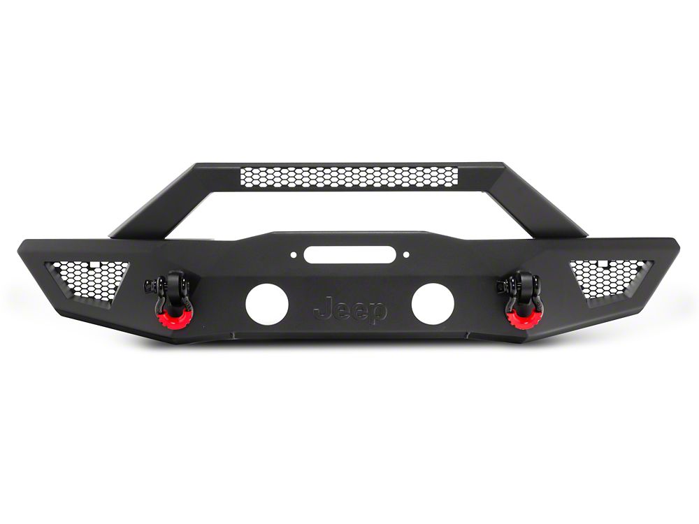 Jeep Licensed by RedRock HD Slim Front Bumper with Jeep Logo (07-18 Jeep Wrangler JK)