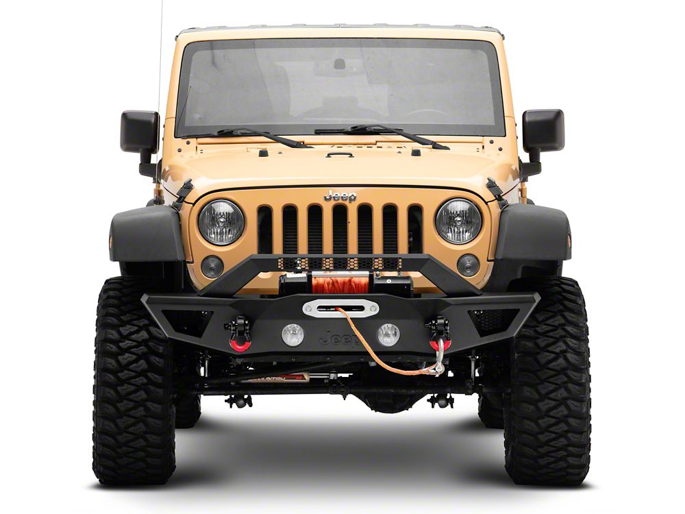 Jeep Licensed by RedRock HD Slim Front Bumper with Jeep Logo (07-18 Jeep Wrangler JK)