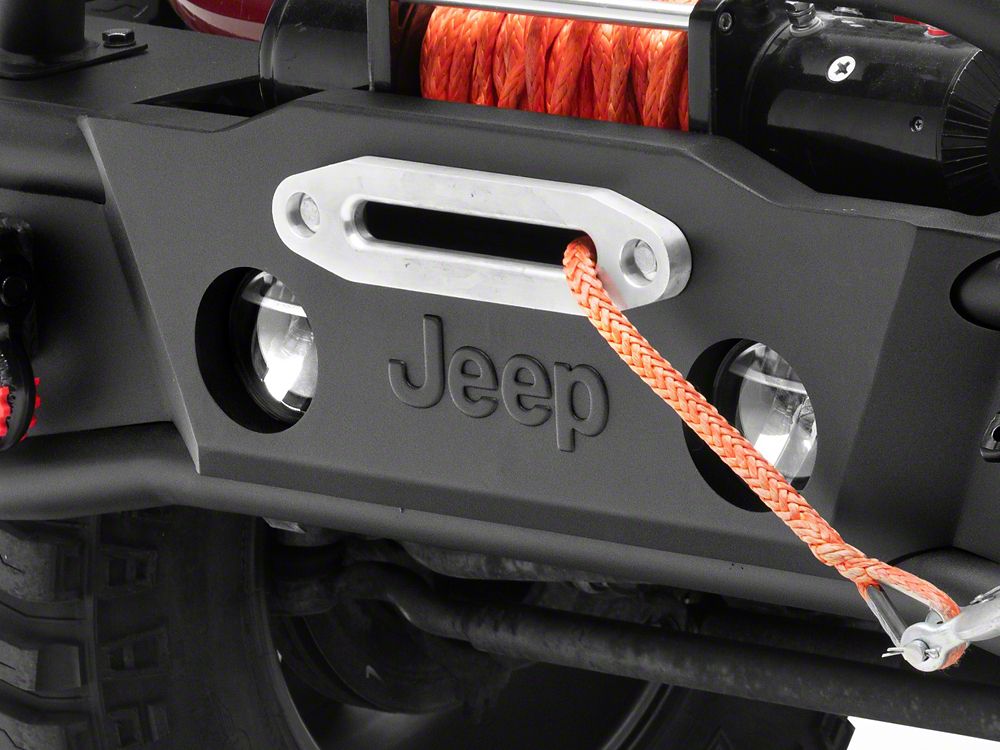 Jeep Licensed by RedRock HD Tubular Front Bumper with Jeep Logo (07-18 Jeep Wrangler JK)
