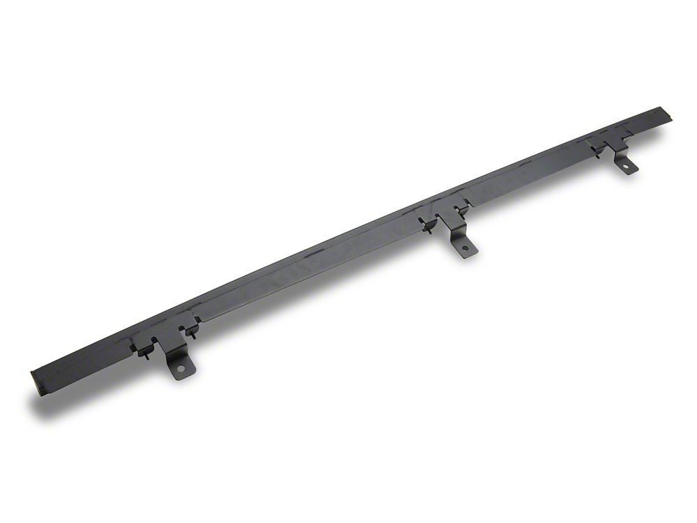 Jeep Licensed by RedRock Rubi Rails with Jeep Logo; Textured Black (07-18 Jeep Wrangler JK 4-Door)