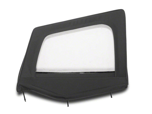 RedRock Door Skin with Frame; Driver Side; Black Denim (87-95 Jeep Wrangler YJ)