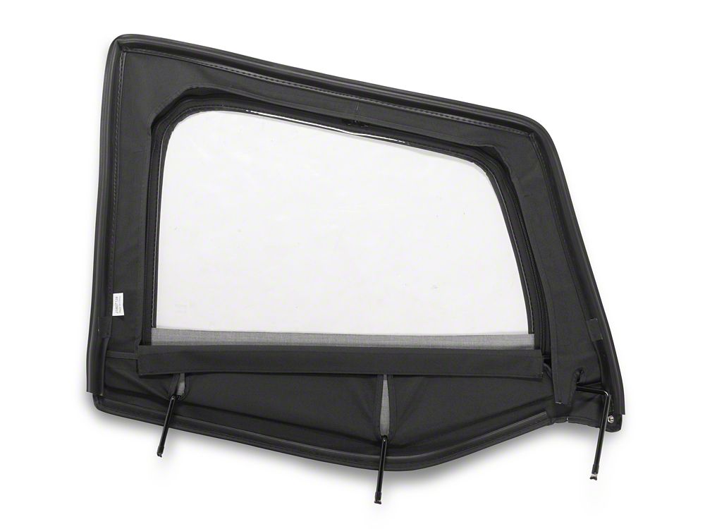 RedRock Door Skin with Frame; Driver Side; Black Denim (87-95 Jeep Wrangler YJ)