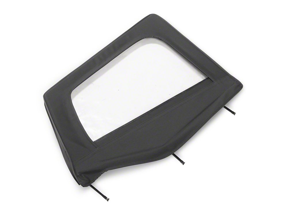 RedRock Door Skin with Frame; Driver Side; Black Denim (87-95 Jeep Wrangler YJ)