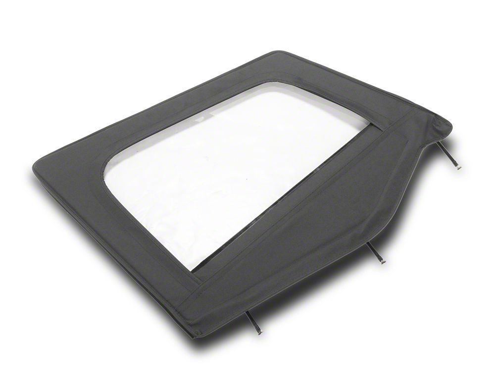 RedRock Door Skin with Frame; Passenger Side; Black Denim (87-95 Jeep Wrangler YJ)