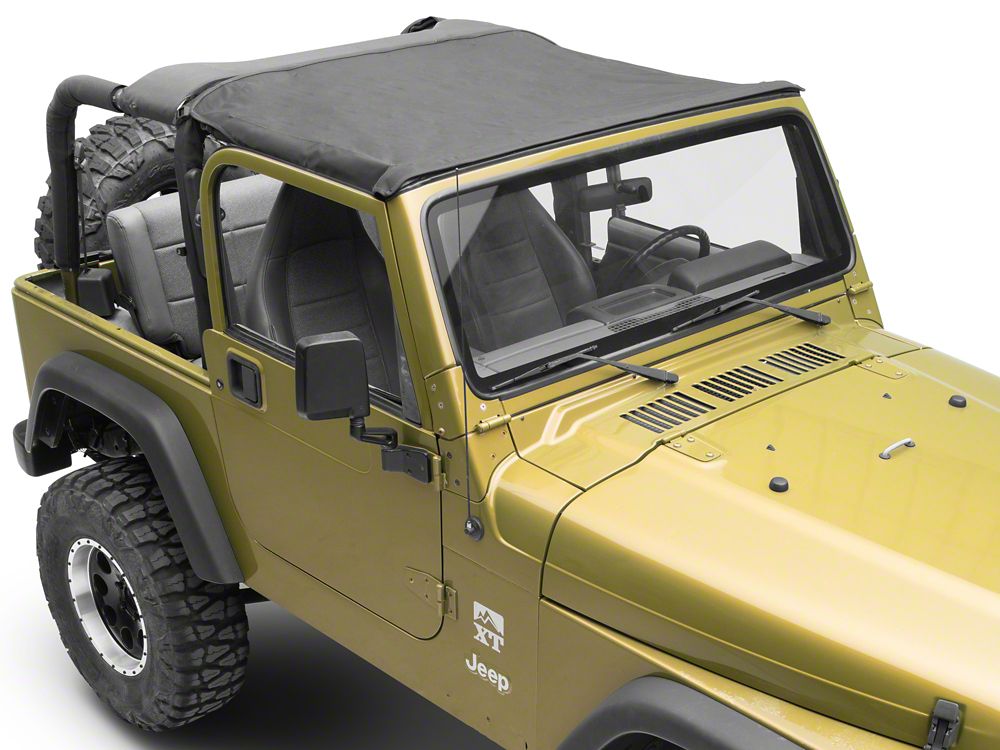 thumbnail image 2 of Smittybilt 93635 Black Outback Extended Bikini Top For Jeep Wrangler TJ 97-06 2 of 6