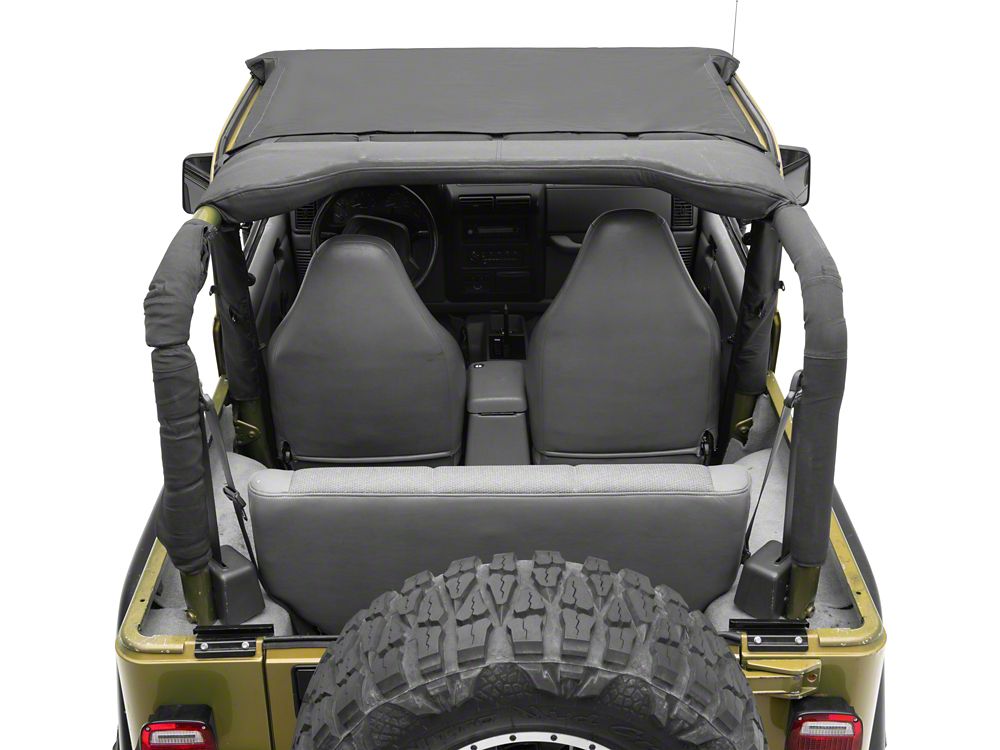 RedRock Bikini Top; Black Diamond (97-06 Jeep Wrangler TJ, Excluding Unlimited)
