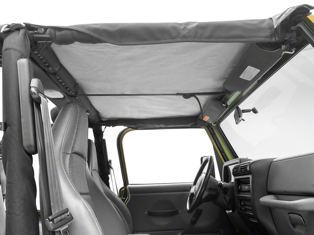 RedRock Bikini Top; Black Diamond (97-06 Jeep Wrangler TJ, Excluding Unlimited)