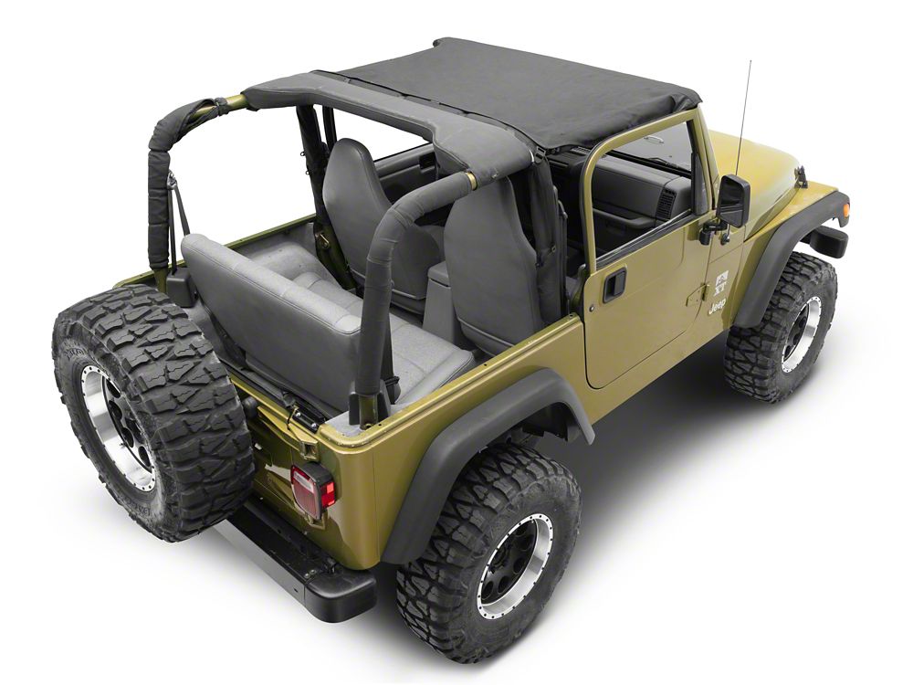 RedRock Bikini Top; Black Diamond (97-06 Jeep Wrangler TJ, Excluding Unlimited)