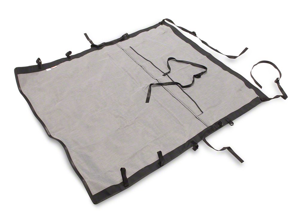 RedRock Extended Bikini Top; Black Denim (92-95 Jeep Wrangler YJ)