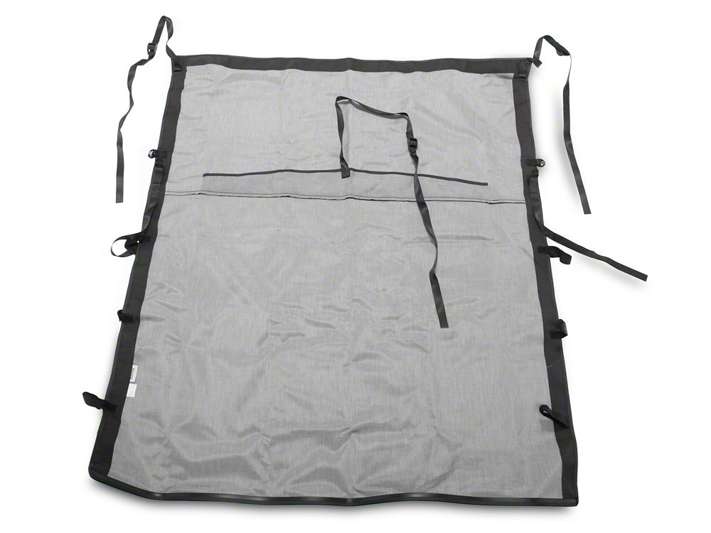 RedRock Extended Bikini Top; Black Denim (92-95 Jeep Wrangler YJ)