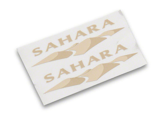 Jeep Licensed by RedRock Sahara Logo; Light (87-18 Jeep Wrangler YJ, TJ & JK)