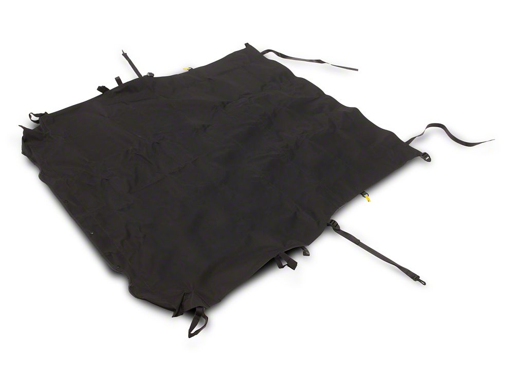 RedRock Extended Bikini Top; Black Diamond (07-10 Jeep Wrangler JK 2-Door)