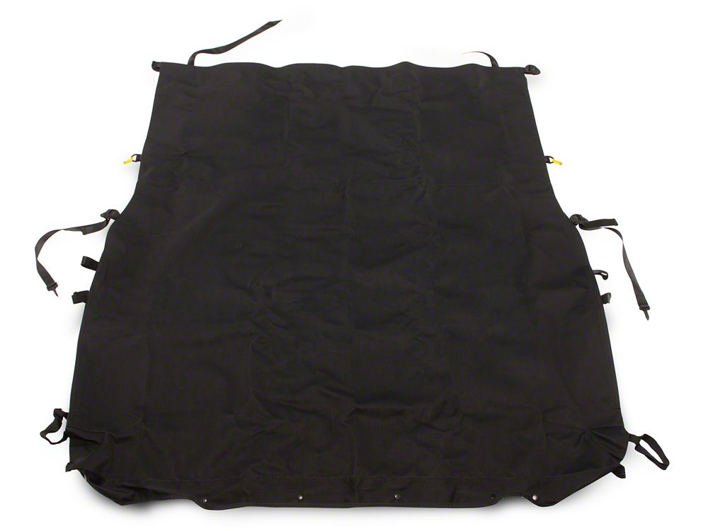 RedRock Extended Bikini Top; Black Diamond (07-10 Jeep Wrangler JK 2-Door)