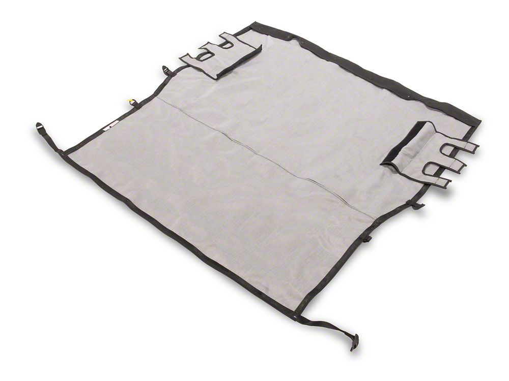 RedRock Extended Bikini Top; Black Diamond (11-18 Jeep Wrangler JK 2-Door)
