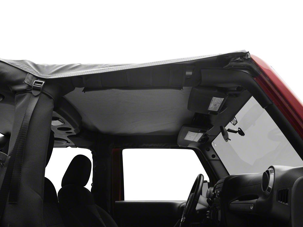 RedRock Extended Bikini Top; Black Diamond (11-18 Jeep Wrangler JK 2-Door)