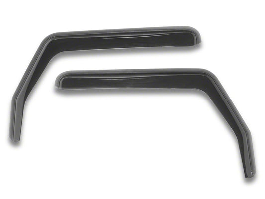 RedRock In-Channel Window Deflectors (07-18 Jeep Wrangler JK 2-Door)