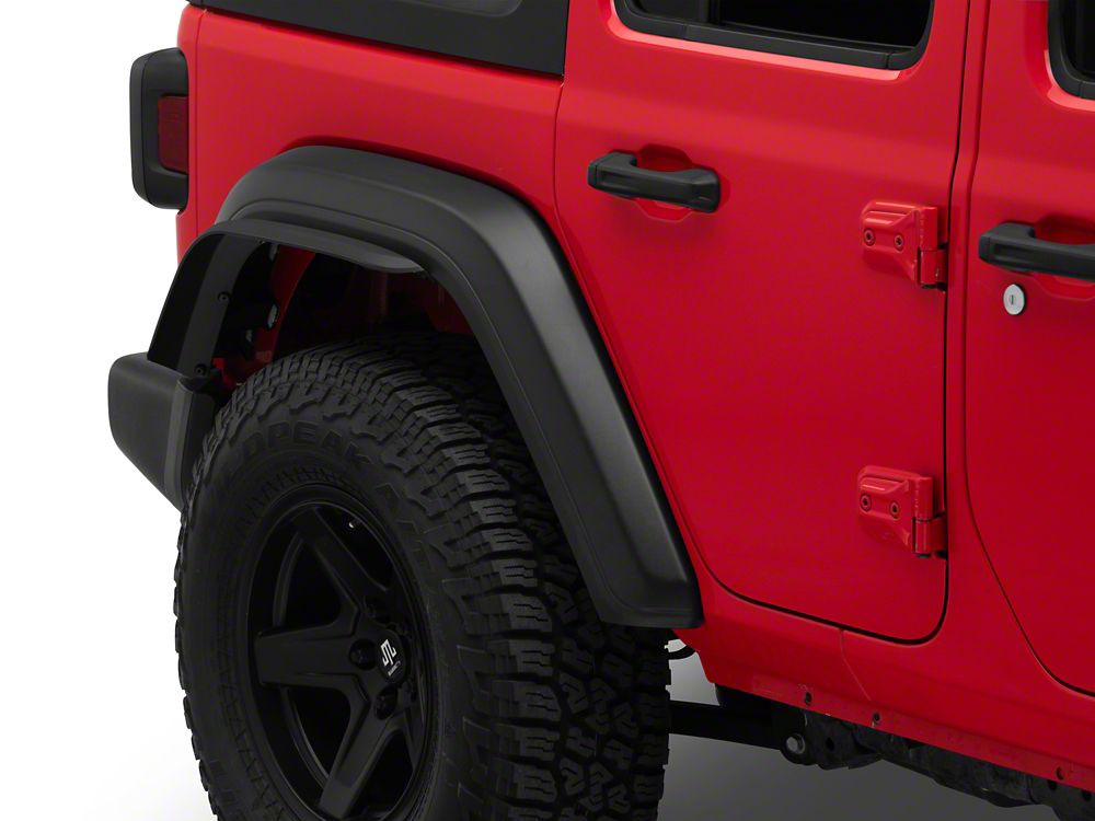 RedRock Fender Flare Extensions (18-25 Jeep Wrangler JL, Excluding Rubicon)