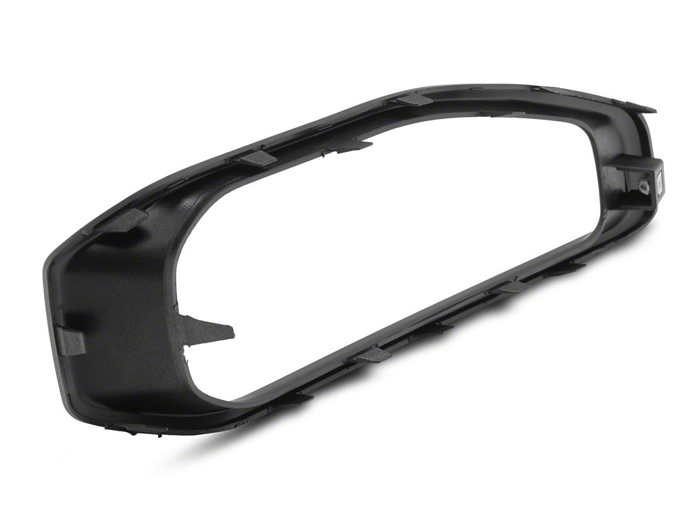 RedRock Fog Light Surround; Gray; Driver Side (18-25 Jeep Wrangler JL Sahara)