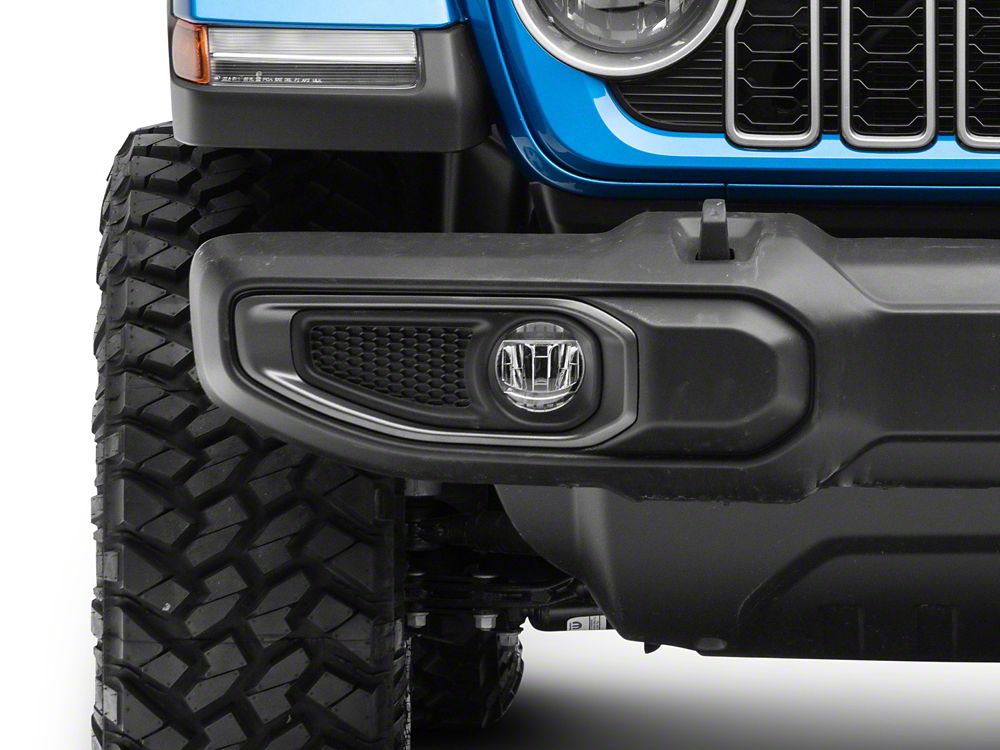 RedRock Fog Light Surround; Gray; Passenger Side (18-25 Jeep Wrangler JL Sahara)