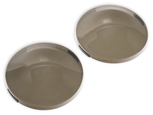 RedRock Headlight Covers; Smoked (18-25 Jeep Wrangler JL)