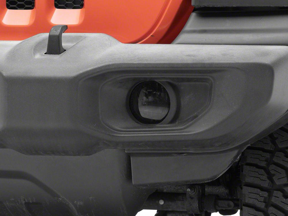 RedRock Fog Light Covers; Smoked (18-25 Jeep Wrangler JL Sport)