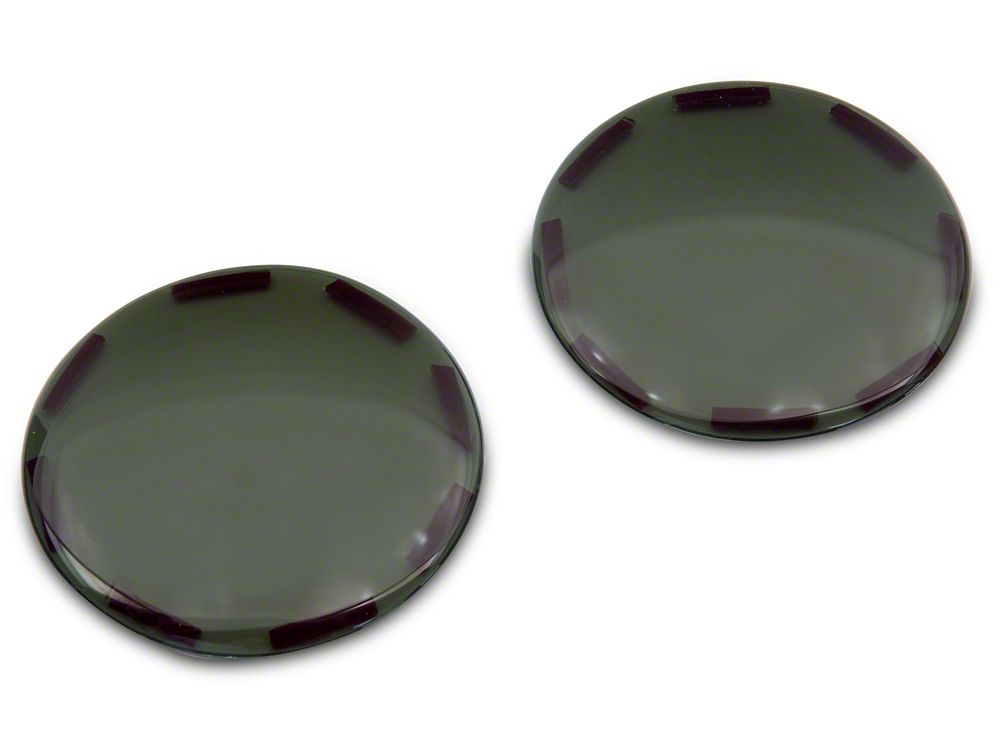 RedRock Fog Light Covers; Smoked (18-25 Jeep Wrangler JL Sport)