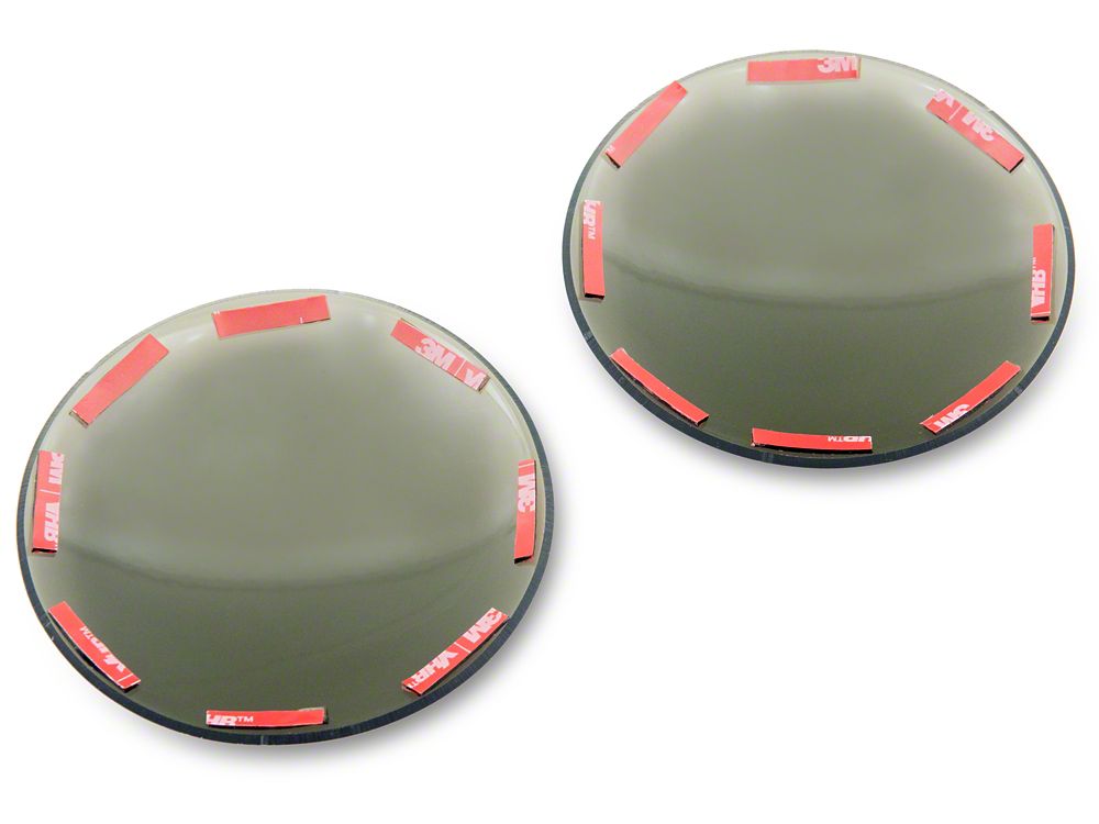RedRock Fog Light Covers; Smoked (18-25 Jeep Wrangler JL Sport)