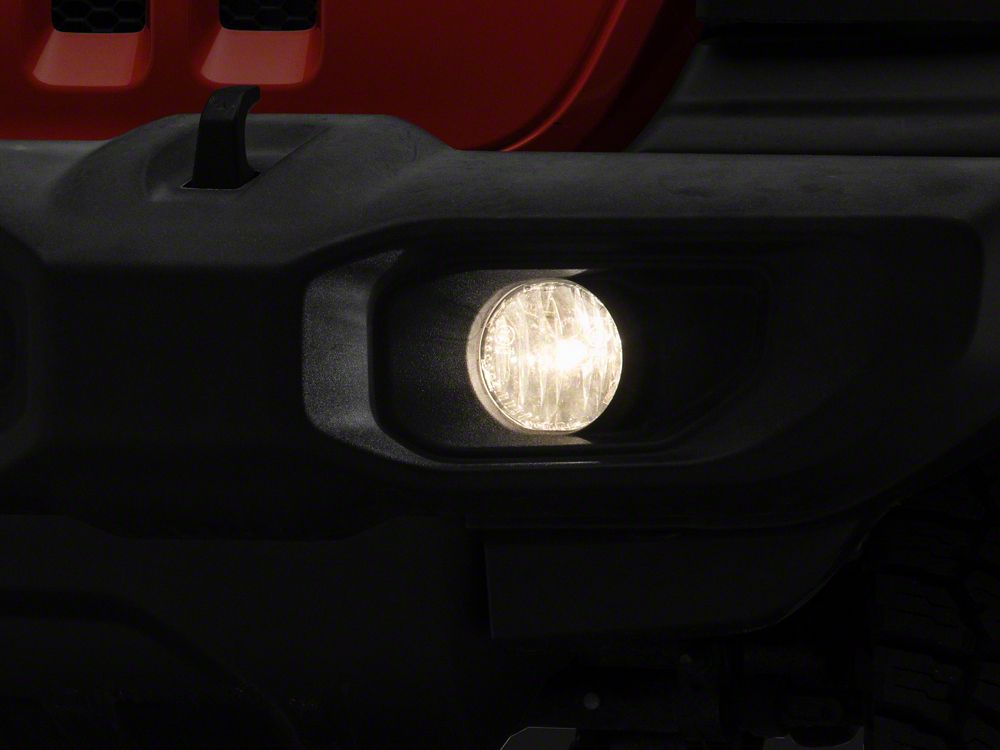 RedRock Fog Light Covers; Smoked (18-25 Jeep Wrangler JL Sport)